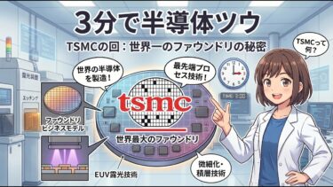3分で半導体ツウ：世界がひれ伏すTSMC。自社製品ゼロで「時価総額100兆円」の謎