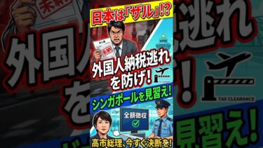 【移民政策】シンガポールの「神制度」が凄すぎる！日本はザル？#shorts