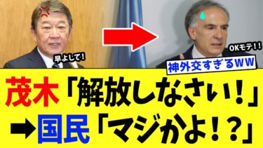 【4/9 神外交!!】茂木外相「NHK 局長を解放して」→イラン「保釈」→国民「すげぇぇぇwww」