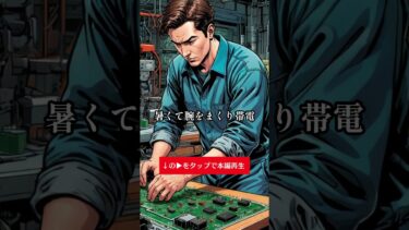 半導体不良はコレ？静電気対策の罠 #基板実装 #工場管理 #品質管理