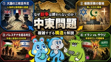 【中東問題の歴史】なぜ紛争は終わらないのか？複雑な構造をわかりやすく解説