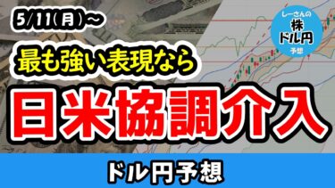 続く為替介入によるプレッシャー！日米協調介入と米CPI・PPI下振れが円高材料に？【週間ドル円予想 2026/5/11～】
