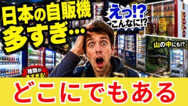 【海外の反応】「日本の自販機、多すぎでは…？」外国人が理解できなかった理由5選