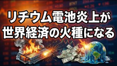 リチウム電池炎上が象徴する世界経済危機！ナフサ供給不足で石油依存からの脱却は可能か？中東情勢悪化と日本経済への影響を解説