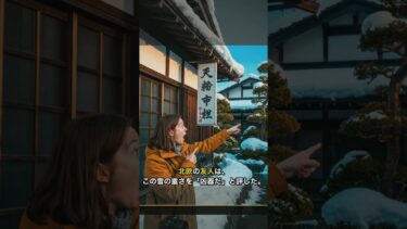 【海外の反応】日本の雪は凶器！？屋根が斜めな「衝撃の理由」に世界が震える #Shorts
