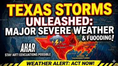 Texas Storms Unleashed: Major Severe Weather & Flooding Ahead!#usweather