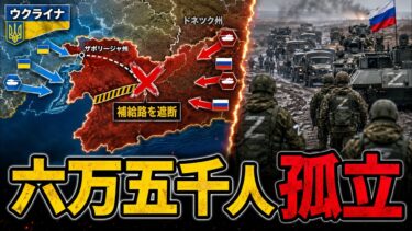 【衝撃】ウクライナが“突破口”を封鎖…ロシア兵6万5千人が孤立へ