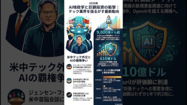 【米国最前線テック情報】米中AI戦争 トランプ×習近平会談でNVIDIA株急騰！AI半導体・Anthropic・宇宙創薬まで激変する世界経済 –