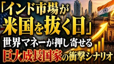 「インド市場が米国を抜く日」世界マネーが押し寄せる巨大成長国家の衝撃シナリオ