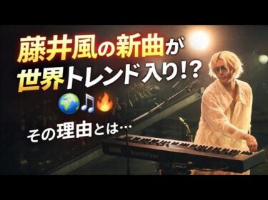 【衝撃速報】藤井風の新曲がまさかの世界トレンド1位に急浮上海外セレブも絶賛の嵐…その裏に隠された“驚愕の真実”とは一体何なのか！？
