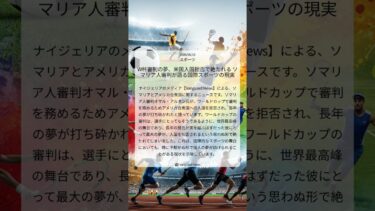 W杯審判の夢、米国入国拒否で絶たれる ソマリア人審判が語る国際スポーツの現実｜Vanguard News｜2026/06/10｜スポーツ