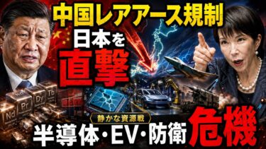 中国レアアース規制が日本を直撃――半導体・EV・防衛産業を揺らす“静かな資源戦”