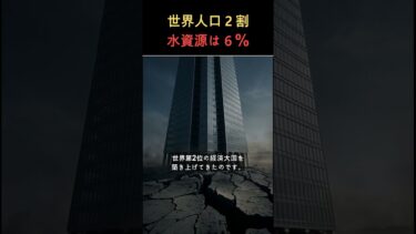 中国水危機がもたらす日本の未来、7割が知らないらしいが #中国経済 #中国危機 #水不足 #中国崩壊 #世界経済 #経済分析