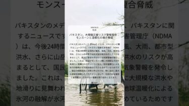 パキスタン、大規模災害リスク警報発令：モンスーンと温暖化の複合脅威｜Dawn｜2026/06/21｜社会