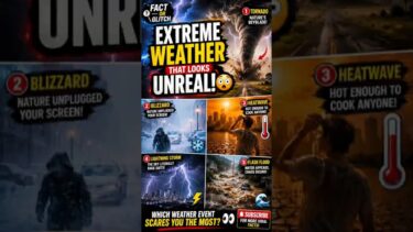 Extreme Weather That Looks Unreal 🌪️ #Weather #Storms #Nature