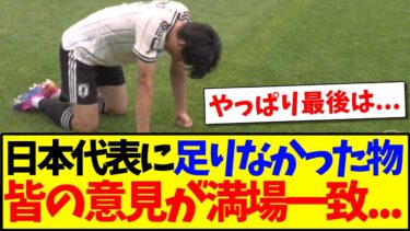 【反省会】ブラジル戦を見て日本代表に足りなかった物、日本サポが振り返る…