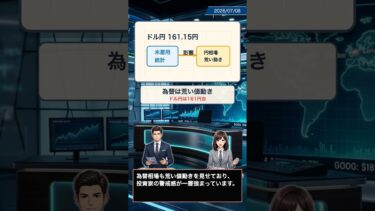 【日本株】日経平均は大幅反落！半導体関連への売り波及止まらず【2026/7/8】