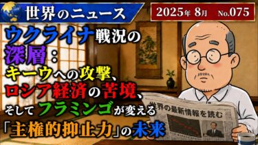 【ウクライナ・戦争】ウクライナ戦況の深層：キーウへの攻撃、ロシア経済の苦境、そしてフラミンゴが変える「主権的抑止力」の未来