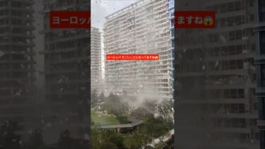 ヨーロッパは異常気象です