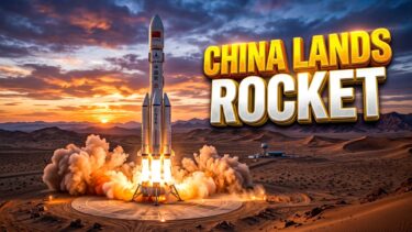 🚀 China Just LANDED a Rocket Upright in the Desert | SpaceX Has Competition!