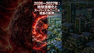 2026～2027年：地球温暖化とスーパーエルニーニョ現象の衝突..l
