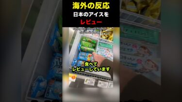外国人のコンビニアイスレビュー #海外 #日本旅行