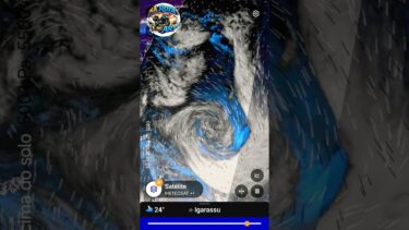 Levando Imagens das mudanças Climáticas e desse Ciclone.