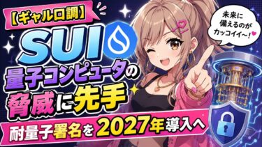 【ギャル口調】SUI、量子コンピュータの脅威に先手｜耐量子署名を2027年導入へ
