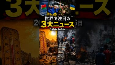 [1分ニュース] 欧州「殺人猛暑」で3万5千人死亡… 世界の主要ニュース3選 🌍🔥