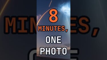 That’s not a jellyfish 🪼 8 minutes of SpaceX in one photo #Shorts